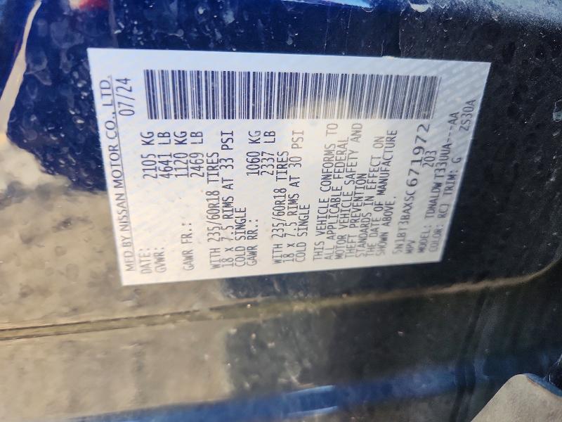 Aukcja sprzedaży 2025 Nissan Rogue, vin: 5N1BT3BAXSC671972, numer aukcji: 55541816