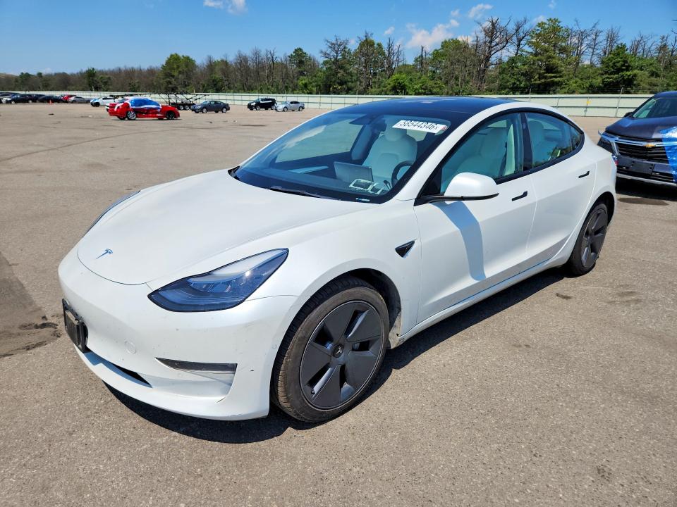Aukcja sprzedaży 2022 Tesla Model 3, vin: 5YJ3E1EB2NF176975, numer aukcji: 58544346