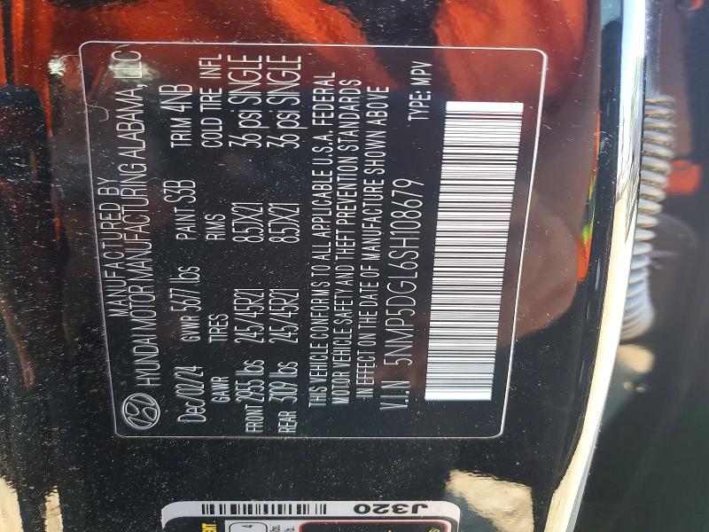 Продажа на аукционе авто 2025 Hyundai Santa Fe, vin: 5NMP5DGL6SH108679, номер лота: 55043186