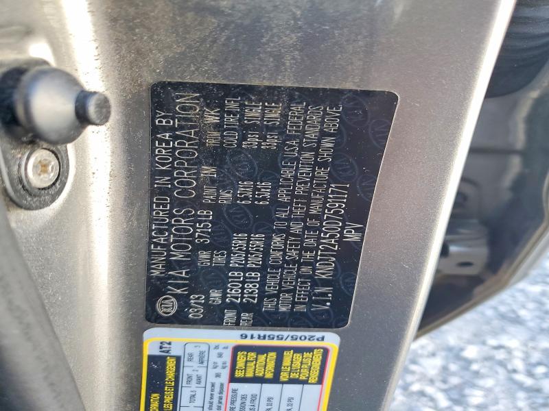 Aukcja sprzedaży 2013 Kia Soul, vin: KNDJT2A50D7591171, numer aukcji: 57179106