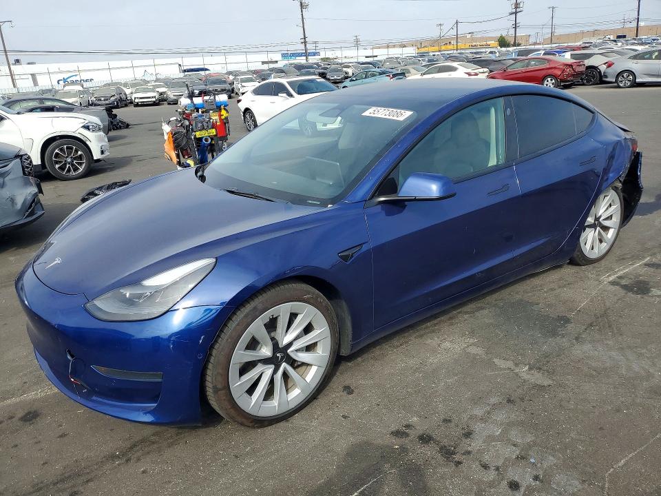 Продажа на аукционе авто 2022 Tesla Model 3, vin: 5YJ3E1EA7NF372594, номер лота: 55773086