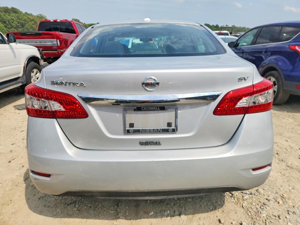 2015 Nissan Sentra მანქანა იყიდება აუქციონზე, vin: 3N1AB7AP7FL643396, აუქციონის ნომერი: 57915366