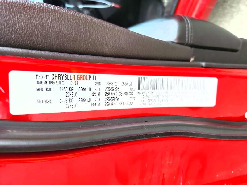 Aukcja sprzedaży 2014 Dodge Durango, vin: 1C4RDJAG1EC394465, numer aukcji: 57557366