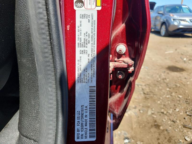 Продаж на аукціоні авто 2024 Ram 1500, vin: 1C6SRFJT3RN218175, номер лоту: 54670066