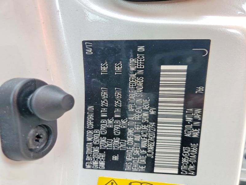 Aukcja sprzedaży 2017 Lexus Nx 200t, vin: JTJYARBZ7H2072794, numer aukcji: 56845666