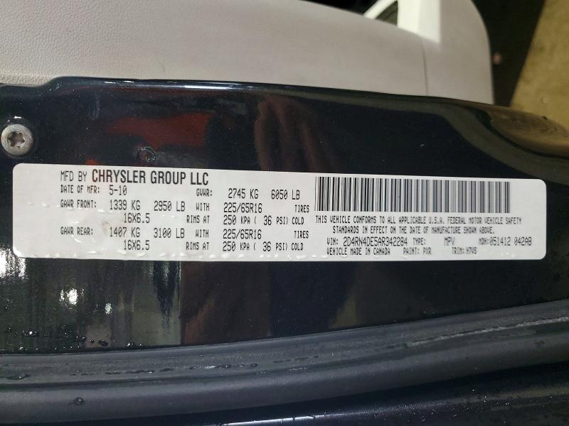 Aukcja sprzedaży 2010 Dodge Grand Caravan, vin: 2D4RN4DE5AR342284, numer aukcji: 55732926