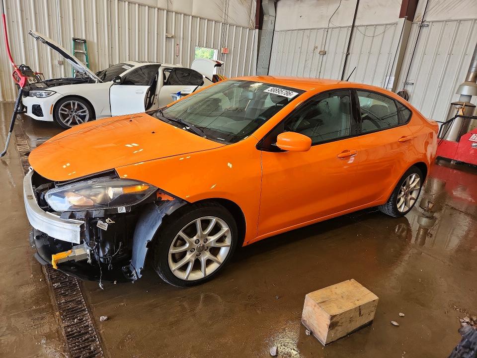 2013 Dodge Dart მანქანა იყიდება აუქციონზე, vin: 1C3CDFBA2DD287791, აუქციონის ნომერი: 58895786