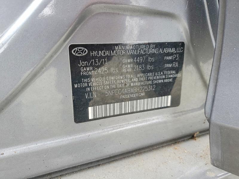 Продажа на аукционе авто 2011 Hyundai Sonata, vin: 5NPEC4ABXBH225312, номер лота: 57655386