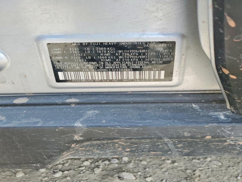 Aukcja sprzedaży 2013 Subaru Outback, vin: 4S4BRBLC1D3307600, numer aukcji: 58442006