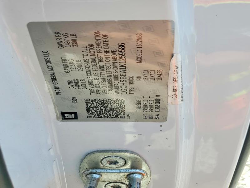 Aukcja sprzedaży 2019 Chevrolet Colorado, vin: 1GCHSBEA1K1259586, numer aukcji: 56460006