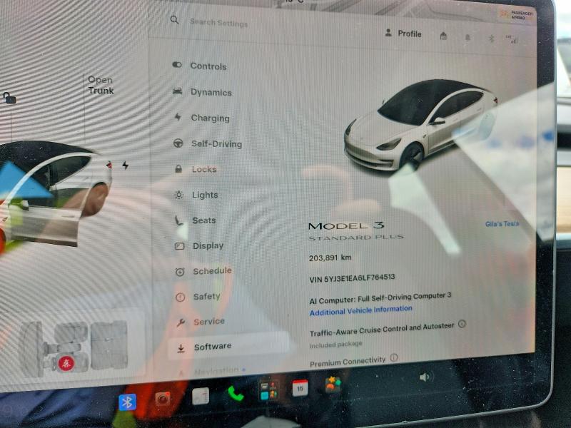 2020 Tesla Model 3 მანქანა იყიდება აუქციონზე, vin: 5YJ3E1EA6LF764513, აუქციონის ნომერი: 57196576