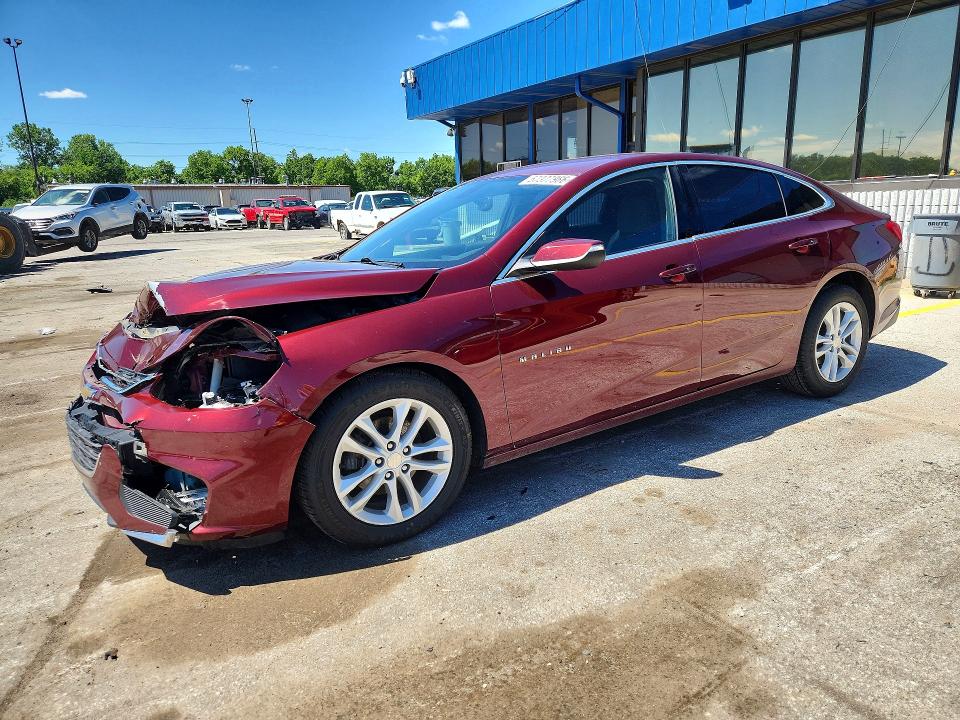 57377986 :رقم المزاد ، 1G1ZE5ST7GF287849 vin ، 2016 Chevrolet Malibu مزاد بيع