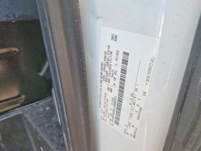 2020 Ford Transit მანქანა იყიდება აუქციონზე, vin: 1FDBW5Z82LKB80373, აუქციონის ნომერი: 55606406