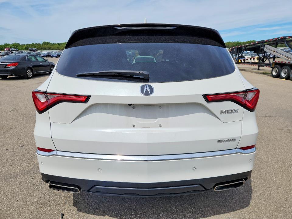 57849146 :رقم المزاد ، 5J8YE1H82NL041595 vin ، 2022 Acura Mdx مزاد بيع