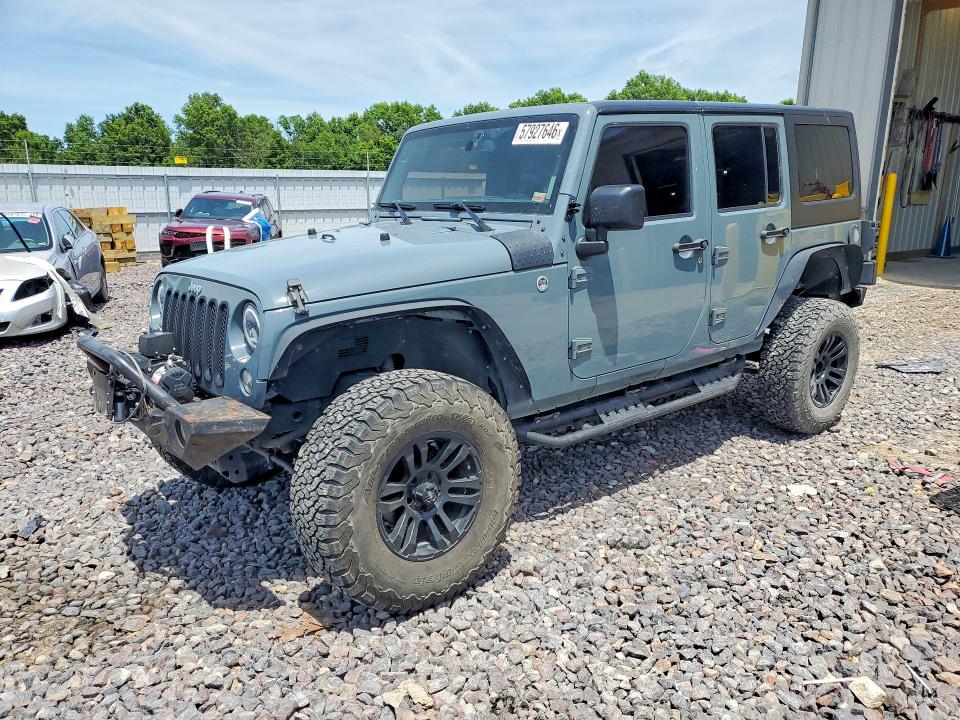 2015 Jeep Wrangler Unlimited მანქანა იყიდება აუქციონზე, vin: 1C4BJWDG9FL717505, აუქციონის ნომერი: 57927646