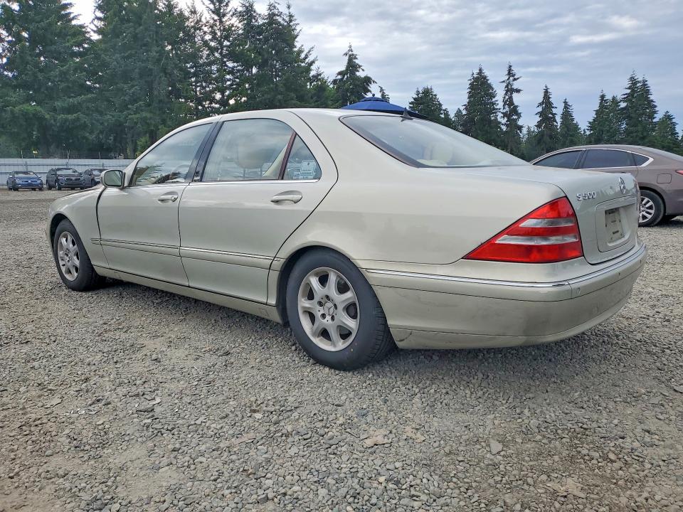 2002 Mercedes-benz S მანქანა იყიდება აუქციონზე, vin: WDBNG75J92A242888, აუქციონის ნომერი: 55633196
