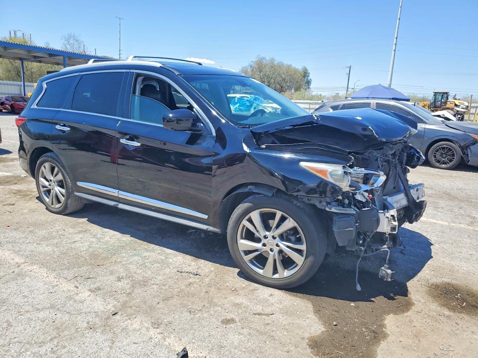 57381306 :رقم المزاد ، 5N1AL0MMXDC349885 vin ، 2013 Infiniti Jx35 مزاد بيع