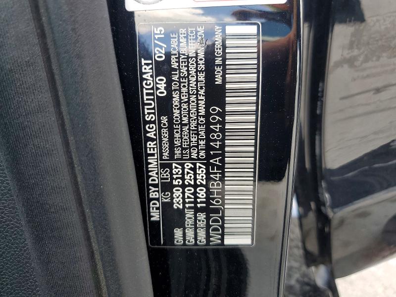 Aukcja sprzedaży 2015 Mercedes-benz Cls, vin: WDDLJ6HB4FA148499, numer aukcji: 56621926