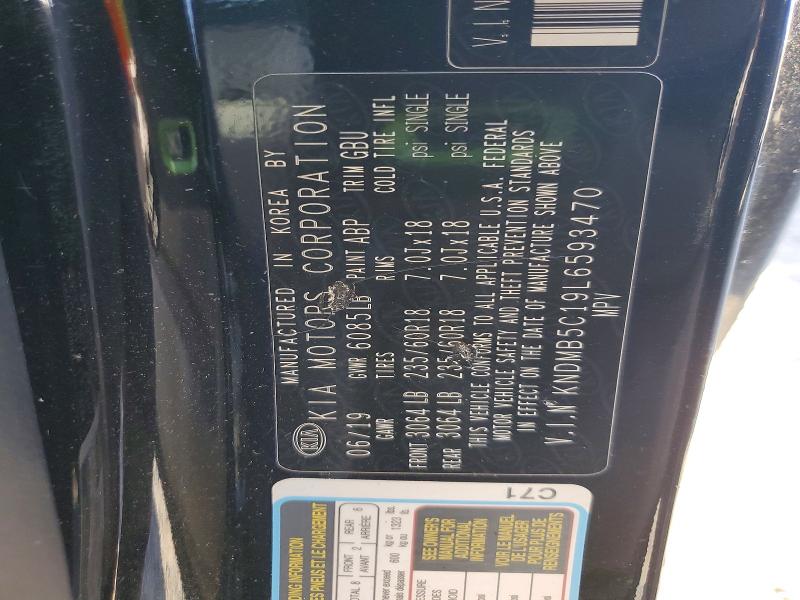 2020 Kia Sedona მანქანა იყიდება აუქციონზე, vin: KNDMB5C19L6593470, აუქციონის ნომერი: 58406076