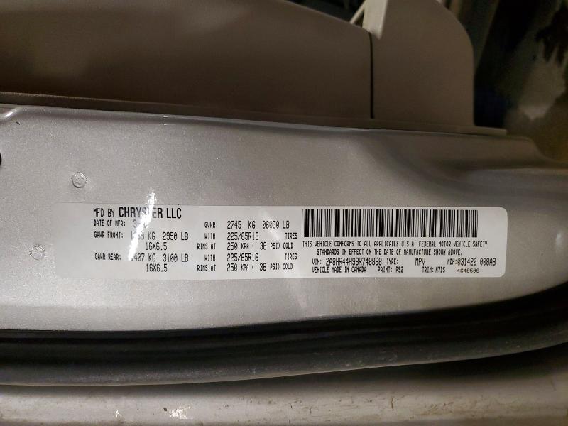 Продажа на аукционе авто 2008 Chrysler Town & Country, vin: 2A8HR44H98R748868, номер лота: 58237246
