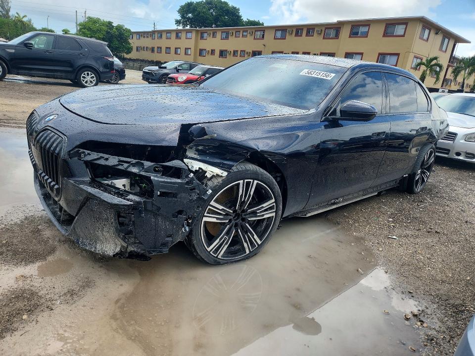 58315156 :رقم المزاد ، WBY53EJ05SCV16931 vin ، 2025 Bmw I7 مزاد بيع