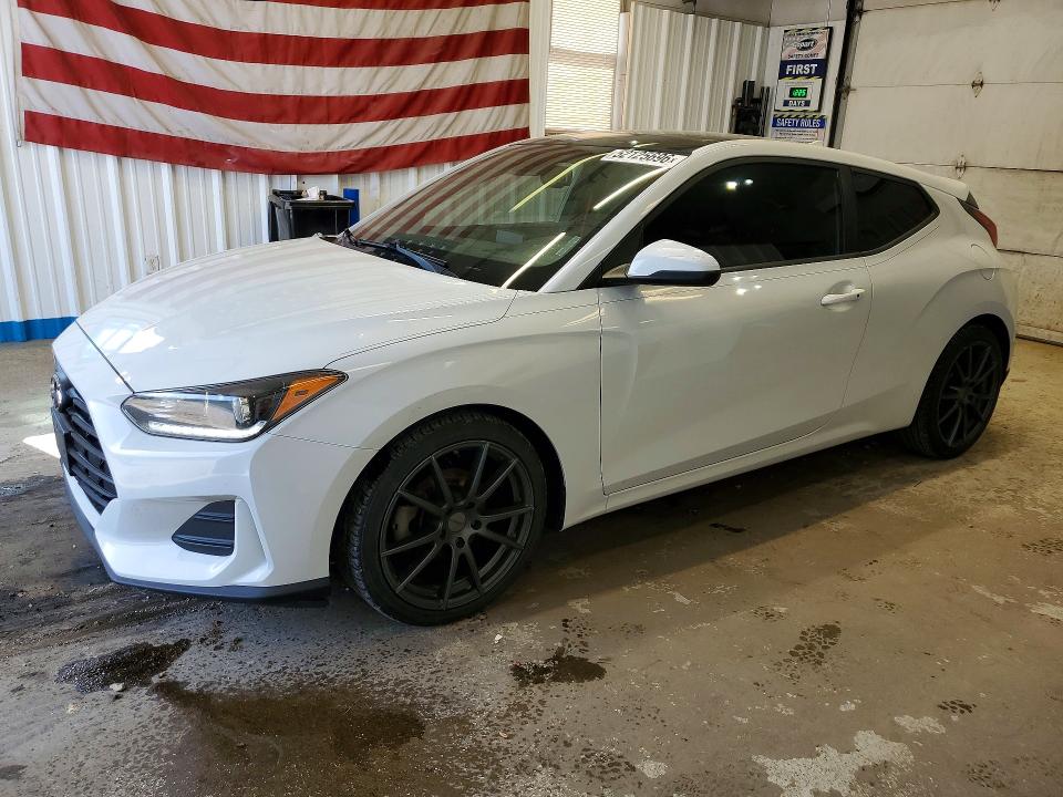 Auction sale of the 2019 Hyundai Veloster, vin: KMHTG6AF0KU011196, lot number: 52125696