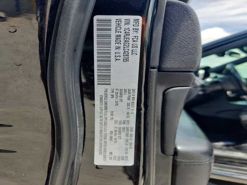 55807286 :رقم المزاد ، 1C4RJEAG2LC428765 vin ، 2020 Jeep Grand Cherokee مزاد بيع