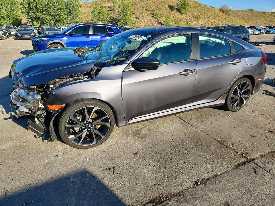 2020 Honda Civic მანქანა იყიდება აუქციონზე, vin: 2HGFC2F86LH593908, აუქციონის ნომერი: 57501806