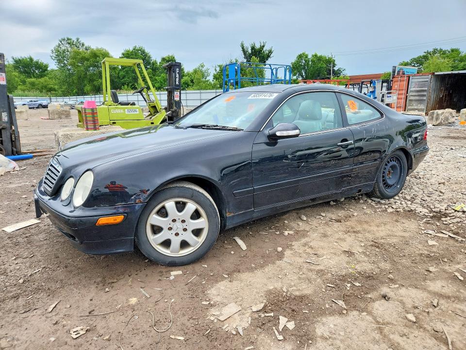 58591476 :رقم المزاد ، WDBLJ65G22F198128 vin ، 2002 Mercedes-benz Clk مزاد بيع