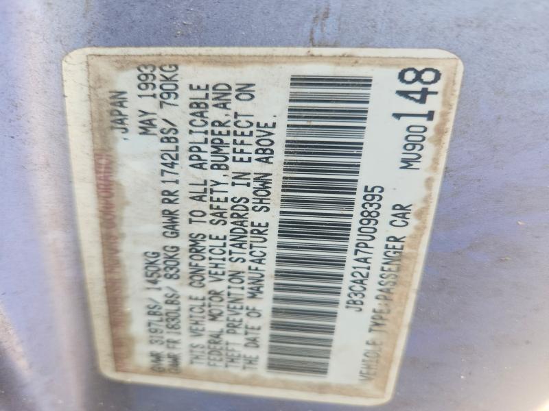 57574396 :رقم المزاد ، JB3CA21A7PU098395 vin ، 1993 Dodge Colt مزاد بيع
