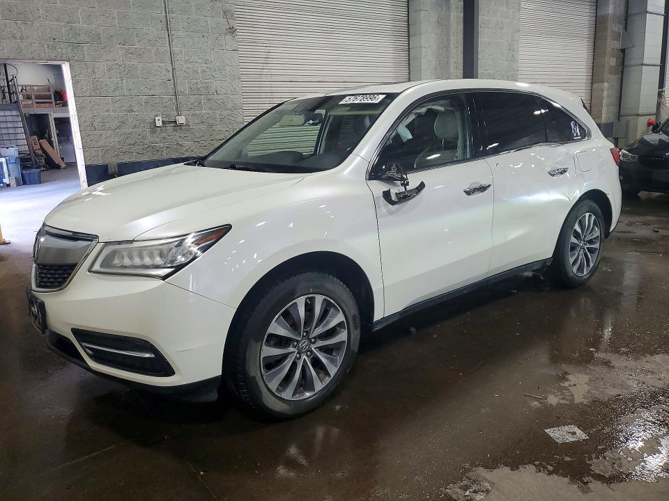 57678996 :رقم المزاد ، 5FRYD4H63FB026298 vin ، 2015 Acura Mdx مزاد بيع