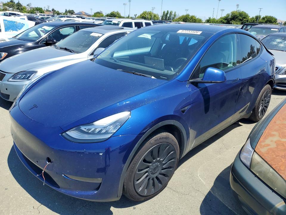2022 Tesla Model Y მანქანა იყიდება აუქციონზე, vin: 7SAYGDEE6NF344891, აუქციონის ნომერი: 57233506