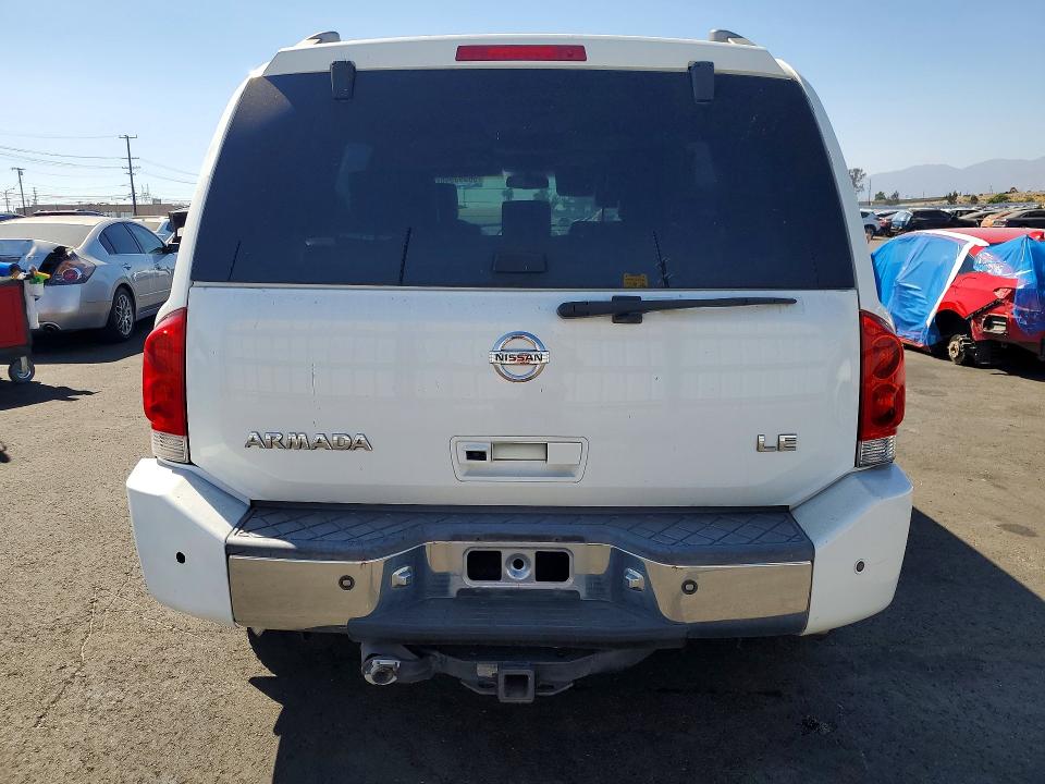 58393946 :رقم المزاد ، 5N1AA08A26N725170 vin ، 2006 Nissan Armada Se/le مزاد بيع