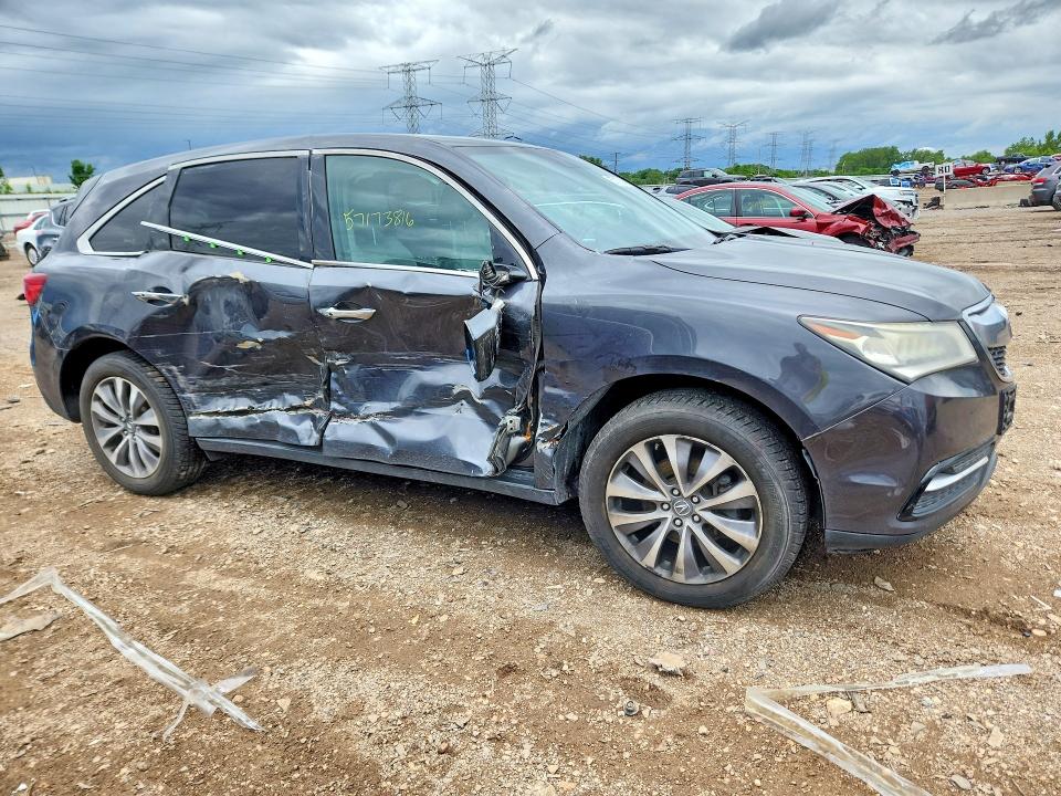 57173816 :رقم المزاد ، 5FRYD4H44EB036660 vin ، 2014 Acura Mdx مزاد بيع