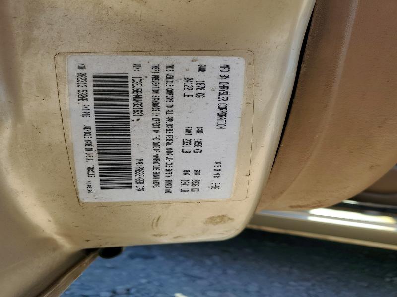 Продаж на аукціоні авто 1998 Chrysler Cirrus, vin: 1C3EJ56H4WN331631, номер лоту: 58468726
