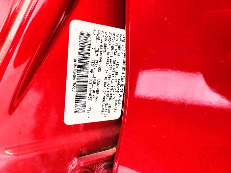 Продаж на аукціоні авто 2017 Nissan Rogue Sport, vin: JN1BJ1CR4HW136553, номер лоту: 58911756