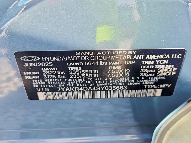Aukcja sprzedaży 2025 Hyundai Ioniq 5, vin: 7YAKR4DA4SY035663, numer aukcji: 58411906