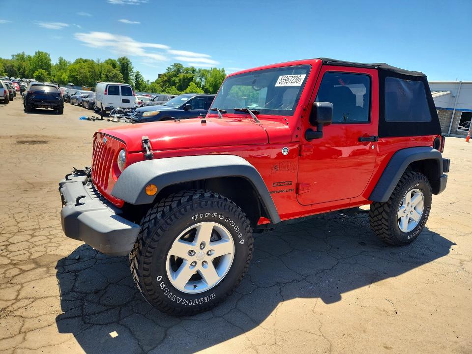 Продажа на аукционе авто 2015 Jeep Wrangler, vin: 1C4AJWAG9FL659153, номер лота: 55967236