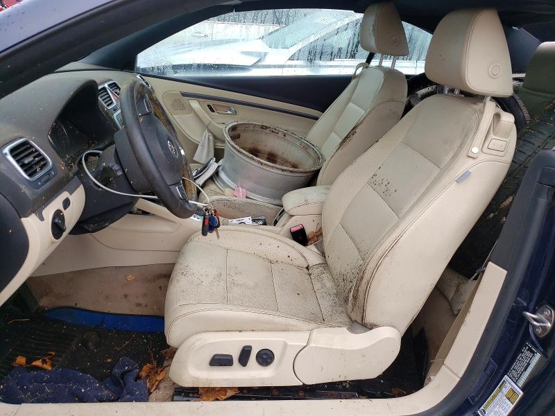 2011 Volkswagen Eos მანქანა იყიდება აუქციონზე, vin: WVWBA7AH1BV001201, აუქციონის ნომერი: 58576096