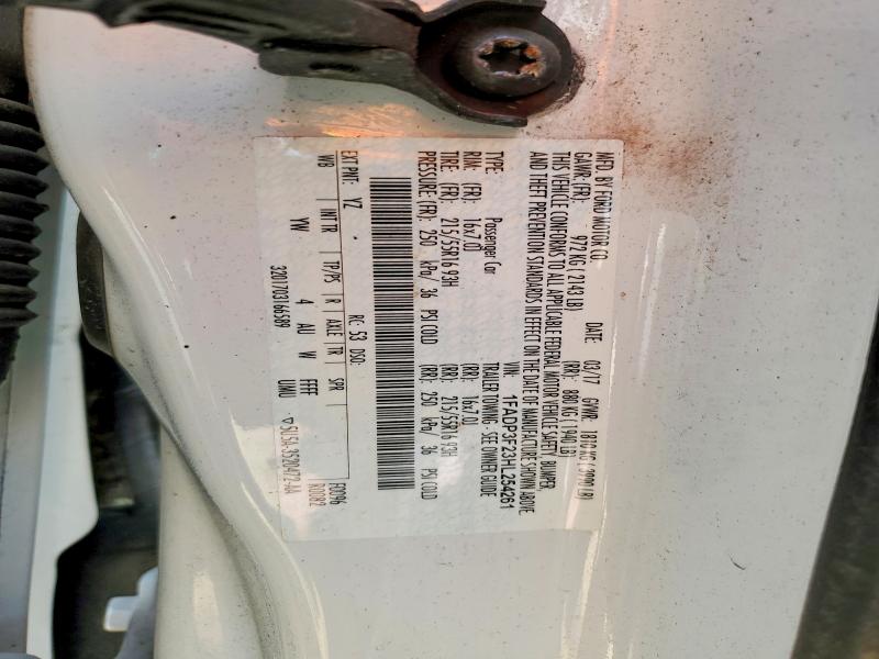 Aukcja sprzedaży 2017 Ford Focus, vin: 1FADP3F23HL254261, numer aukcji: 58111516