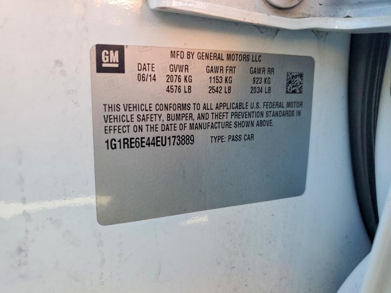 Продажа на аукционе авто 2014 Chevrolet Volt, vin: 1G1RE6E44EU173889, номер лота: 58376336