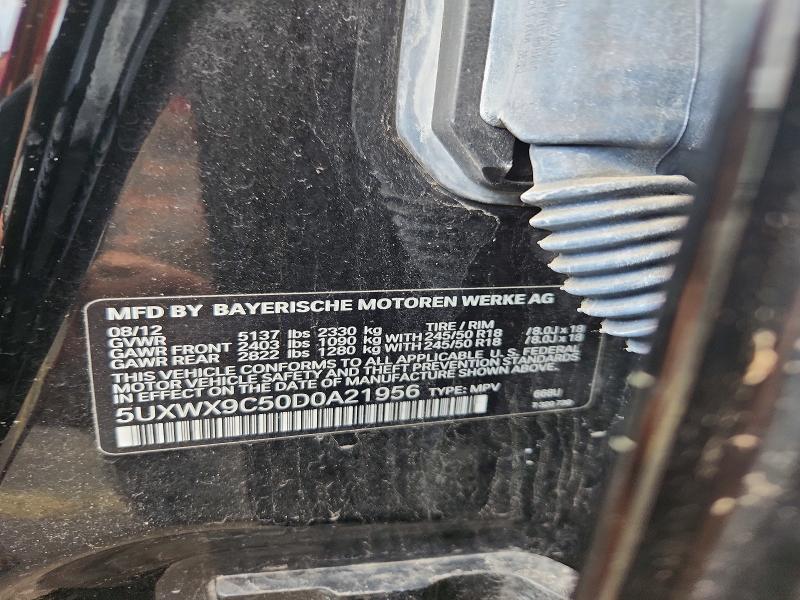 Продажа на аукционе авто 2013 Bmw X3, vin: 5UXWX9C50D0A21956, номер лота: 57582646