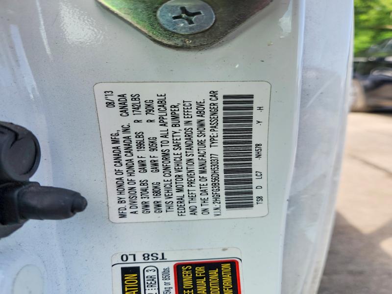 Aukcja sprzedaży 2013 Honda Civic, vin: 2HGFG3B56DH530377, numer aukcji: 56827416