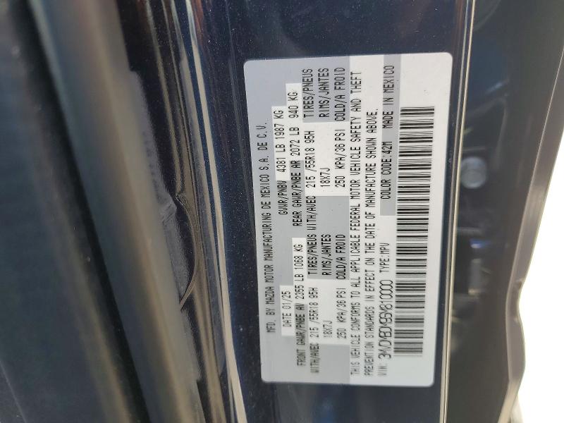Aukcja sprzedaży 2025 Mazda Cx-30, vin: 3MVDMBDM9SM810000, numer aukcji: 58793746