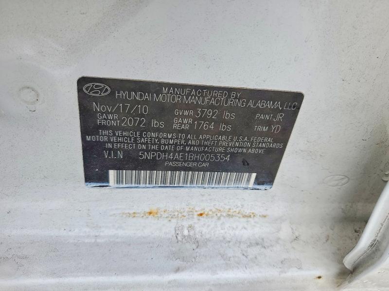 Aukcja sprzedaży 2011 Hyundai Elantra, vin: 5NPDH4AE1BH005354, numer aukcji: 56841426
