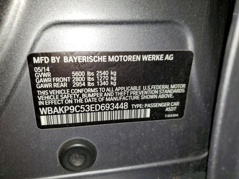 Продаж на аукціоні авто 2014 Bmw 550, vin: WBAKP9C53ED693448, номер лоту: 58391246