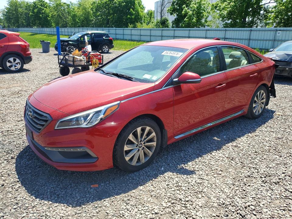 Продажа на аукционе авто 2017 Hyundai Sonata, vin: 5NPE34AF5HH543950, номер лота: 56264976