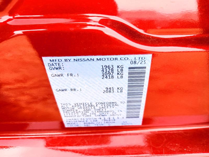 2025 Nissan Altima მანქანა იყიდება აუქციონზე, vin: 1N4BL4EV0SN414113, აუქციონის ნომერი: 58387466