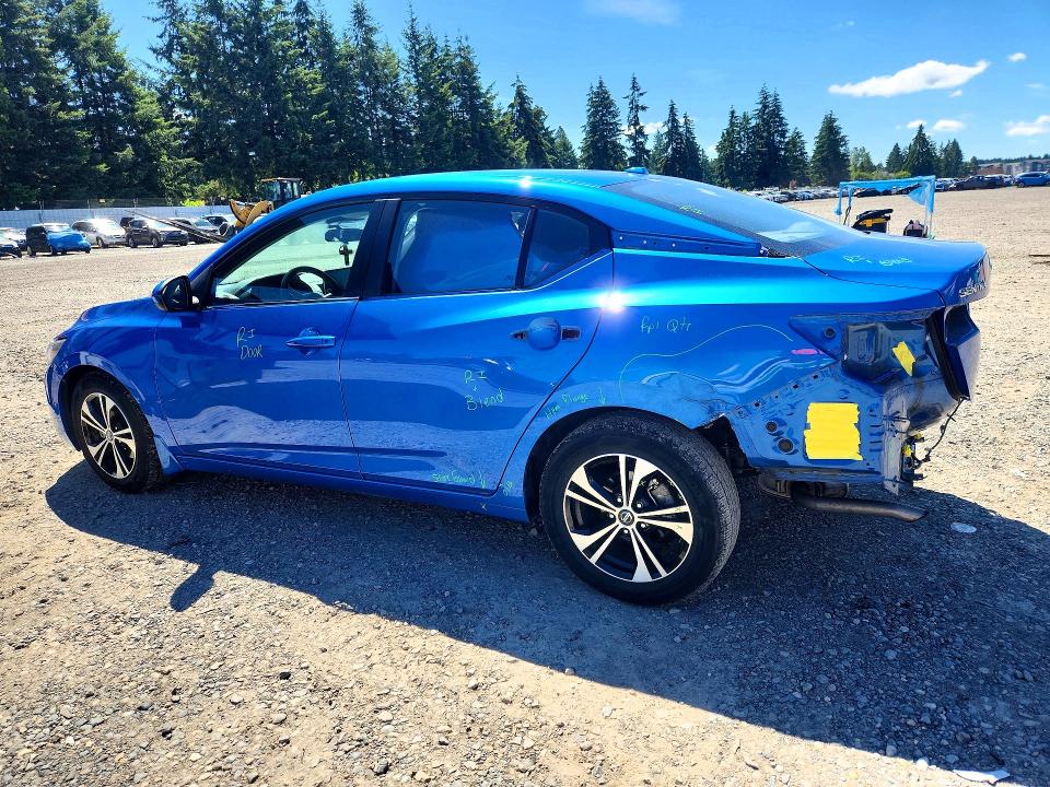 2022 Nissan Sentra მანქანა იყიდება აუქციონზე, vin: 3N1AB8CV5NY296024, აუქციონის ნომერი: 54709796