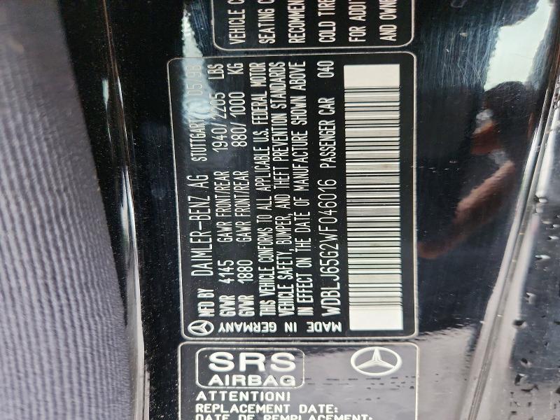 Aukcja sprzedaży 1998 Mercedes-benz Clk, vin: WDBLJ65G2WF046016, numer aukcji: 58373456